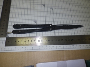 折り畳み ナイフ ブラック (C6-1) フォールディングナイフ