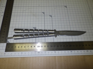折り畳み ナイフ シルバー (C7-1) フォールディングナイフ