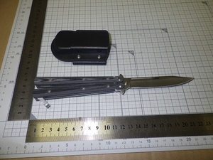折り畳み ナイフ ウッド調 ブラック (C9) フォールディングナイフ