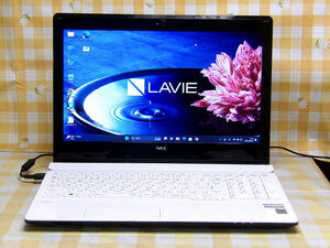 ■良品 LaVie NS350/AAW 第5世代 i3-5005U 8GBメモリ 256GB-SSD ブルーレイ 無線 カメラ Win11最新■