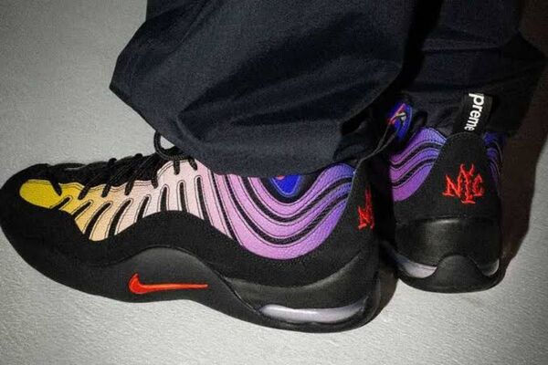 Supreme × Nike Air Bakin "Black/Multi" 29cm