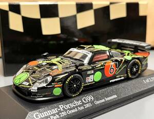 ミニチャンプス 1/43 Gunnar PORSCHE G99 Barber Park 250 Grand AM 2003 ポルシェ G99 #6 