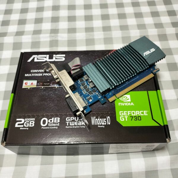 ASUS NVIDIA GeForce GT730 2GB GDDR5 薄型 グラフィックスカード
