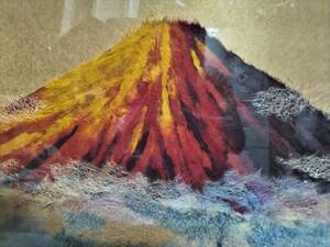富士山のちぎり絵です。中古品