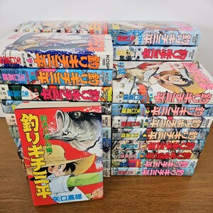 ★全巻初版★ 釣りキチ三平 全37巻+釣犬ハチ公 全巻完結コミックセット #24-64-2