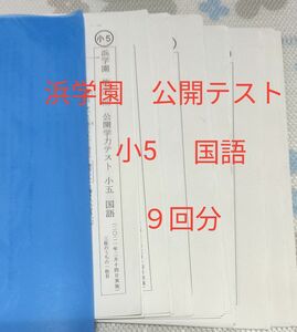 浜学園　5年　公開　テスト　国語　入試