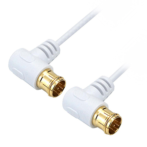  horn lik superfine antenna cable 50cm white L character difference included type -L character difference included type AC05-788WW