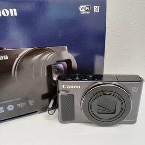 Canon キャノン PowerShot コンパクトデジタルカメラ SX720HS ブラック 光学40倍ズーム 箱・付属品あり 通電確認済　ジャンク扱い