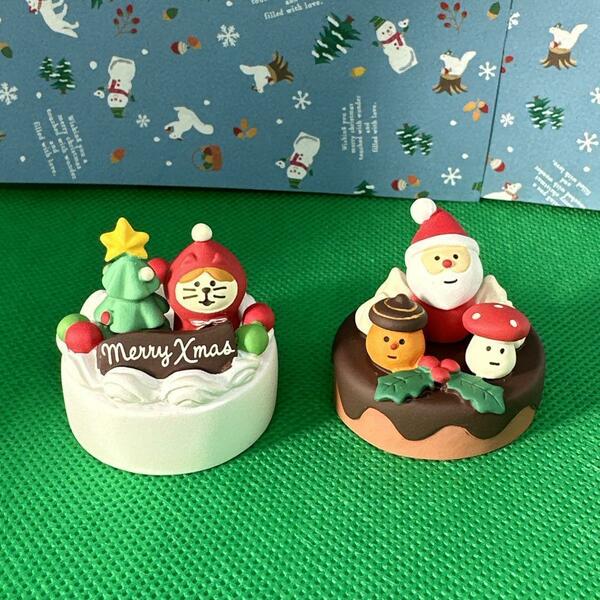 デコレ　コンコンブル　森のクリスマスケーキ＆ねこずきんクリスマスケーキ　送料無料