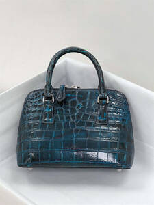  оригинал прекрасный товар na il крокодил wani кожа подлинный товар ручная сумочка работник рука . ручная работа плечо .. сумка на плечо много цвет есть темно-синий 