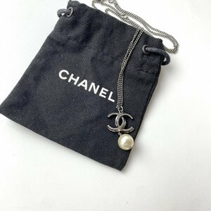 シャネル CHANEL レディース ココマーク フェイクパール ネックレス