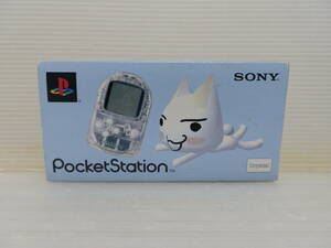  бесплатная доставка! [SONY] PlayStation PocketStation crystal SCPH-4000C с ящиком 