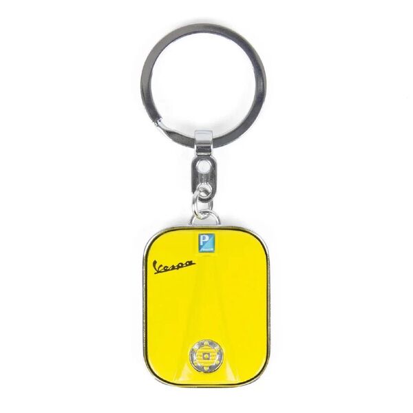 Vespa ベスパ 形 キーホルダー【イエロー】送料無料 追跡あり ローマの休日