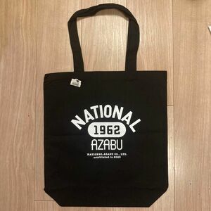 【新品・タグ付き】NATIONAL AZABU エコバッグ　ブラック　大人気完売商品　※即日発送いたします！