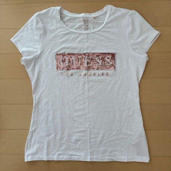 【中古】【美品】 GUESS ゲス レディース Tシャツ 半袖 カットソー