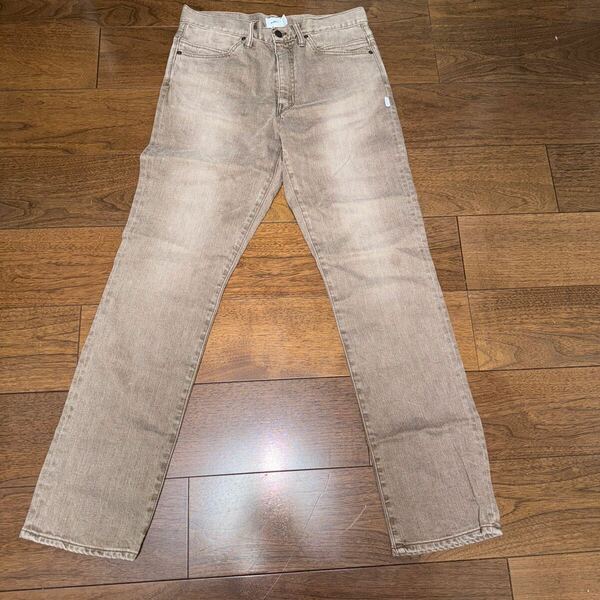 WTAPS 18aw BLUES SKINNY.COLORWAY/TROUSERS.COTTON.DENIM BROWN Mサイズ