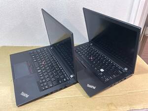 【2台セット】Lenovo ThinkPad T460s Core i7-6600U/メモリ不明/SSDなし/14インチ【ジャンク】
