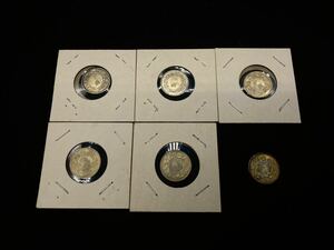 SA960B asahi day 10 sen silver coin unused Taisho origin year light tone . summarize 6 point 