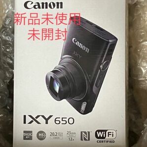 【新品】Canon IXY650BK コンパクトデジタルカメラ　キヤノン