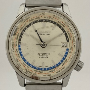 【ジャンク品】 セイコー SEIKO ワールドタイム 6217-7000 1964年 東京オリンピック 腕時計 自動巻き 【中古】