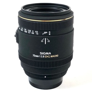 シグマ SIGMA 70mm F2.8 EX DG MACRO (ニコン F用) 一眼カメラ用レンズ（オートフォーカス） 【中古】