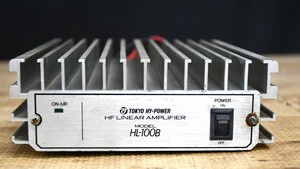 NY6-10【現状品】TOKYO HY-POWER　HF リニアアンプ　HL-100B　東京ハイパワー　無線機　アマチュア無線　動作未確認　中古品　保管品