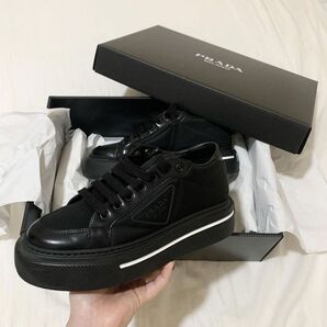 【美品】PRADAプラットフォームスニーカー