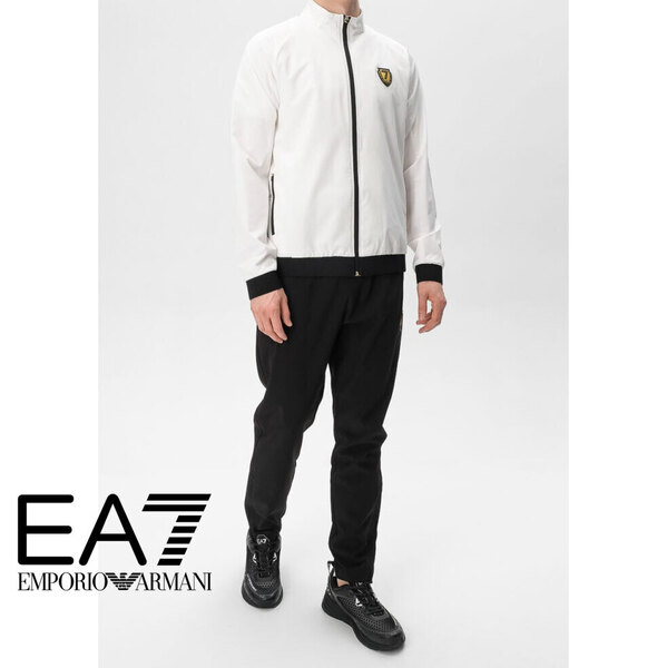 EA7 高級ライン EMPORIO ARMANI エンポリオ アルマーニ スポーツライン ボンバーブルゾン ナイロンブルゾン サイズMサイズ