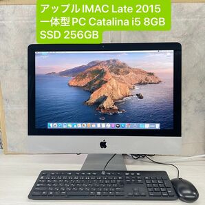 アップルIMAC Late 2015一体型PC 21.5インチ MacOS Catalina i5 8GB SSD 256GB