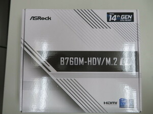 【ジャンク】ASRock製 LGA1700マザーボード(13世代対応) B760M-HDV/M.2 D4
