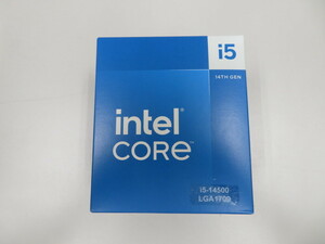 【新品】Intel Corei5 14500(第14世代) 正規パッケージ（純正クーラー付き）