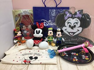 * Disney { large amount set }{ unopened goods equipped } Mickey minnie soft toy soft toy badge another 10 point 9M15 [80]