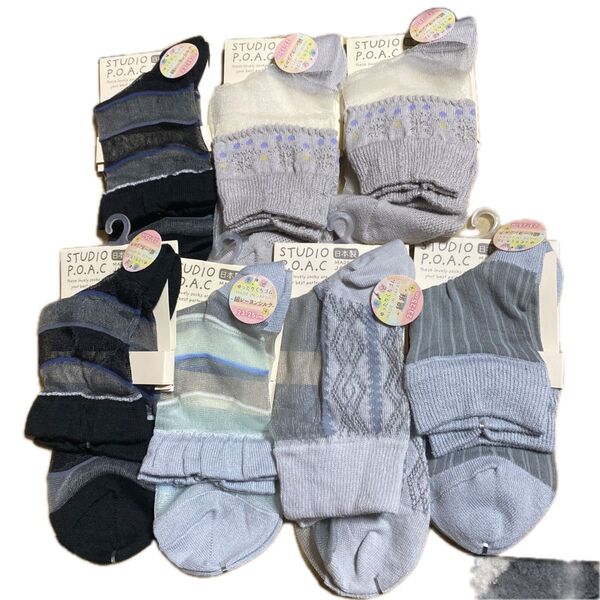 シースルーソックス レディース 7足 ②新品