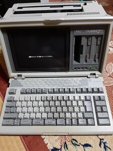 NEC　ワープロ　　パーソナルワードプロセッサー　 文豪MINI7HG　　文豪ミニ　7HG ジャンク　