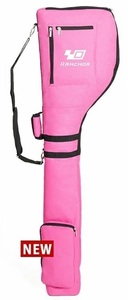 新品　　RANCHOR 　　練習用ゴルフクラブケース　　約8本収納 　超軽量470g/3ポケット　　カラー:ピンク
