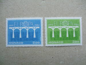  Monaco 1984 year Europe stamp 2 kind . unused beautiful goods 