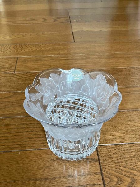フラワーポット　花瓶　SOGAガラス