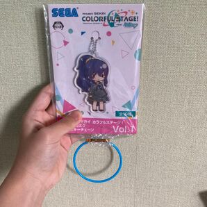 ラバーストラップ プロジェクトセカイから朝比奈まふゆちゃんのグッズです。SEGAのクレーンゲームの商品です。