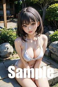 T000110☆1点物【高画質】A4サイズ アートポスター グラビア アイドル コスプレ セクシー 美人 美女 美少女 モデル セクシー インテリア 