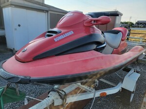 シードゥー SEA-DOO ジェットスキー GTX215　書類、付属品有！始動OK！ウエイクポール等