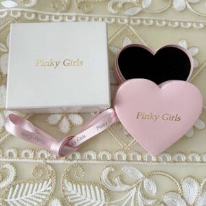 pinky girls Pinky Girls accessory box pink Heart beautiful goods empty box 