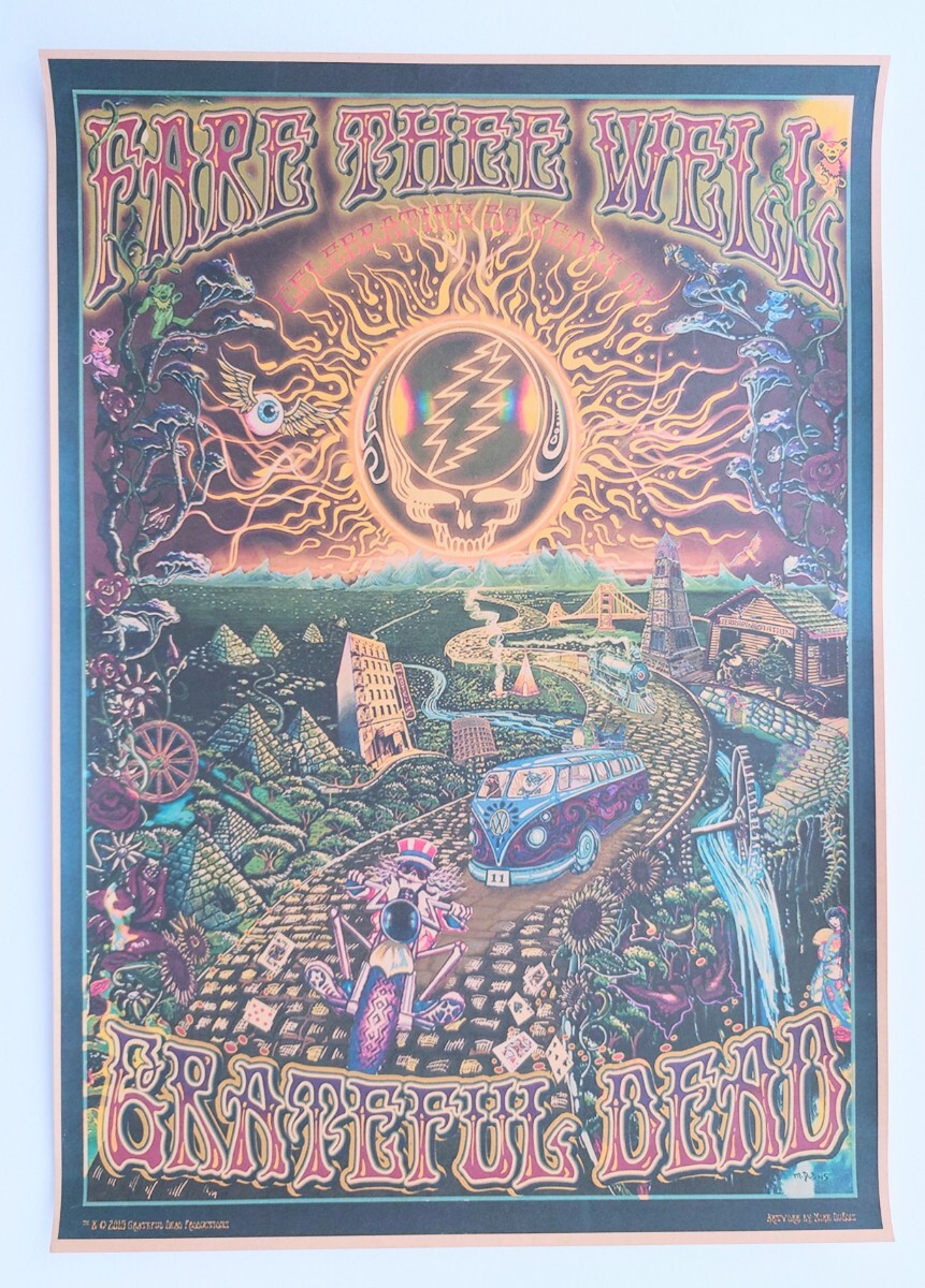 Grateful Dead ヴィンテージポスター【未使用】【希少】① Grateful Dead ヴィンテージポスター【未使用】【希少】①