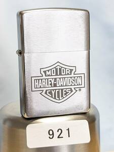 1000 иен ~ zippo прекрасный товар Harley Davidson Harley-Davidson Zippo - серебряный SILVER color масляная зажигалка USA 921