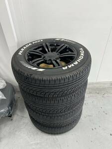 ハイエース　タイヤ&ホイール　4本セット　215/65R16 PARADA ヨコハマ　パラダ　415コブラ　バッドラッカー　バリ山