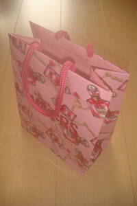 *MA*RSma-zMARS puff .-m pattern shop sack shopa- paper bag pink *