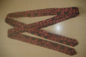 *ALBA ROSA Alba Rosa Logo Logo поясница шнур галстук лента красный *