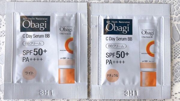 オバジ(Obagi) オバジCシリーズ/オバジC デイセラムBBクリームライト、ナチュラル2色2種類サンプルセットまとめて