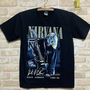 新品 ニルヴァーナ Tシャツ L サイズ ニルバーナ NirvanaバンドTシャツ ロックバンド 半袖