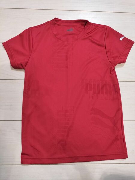 【新品】PUMA　速乾Tシャツ　140 ロゴ 半袖Tシャツ スポーツ