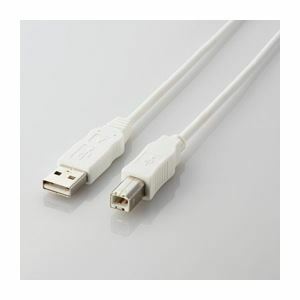 【新品】(まとめ)エレコム エコUSBケーブル(A-B・0.5m) USB2-ECO05WH【×10セット】